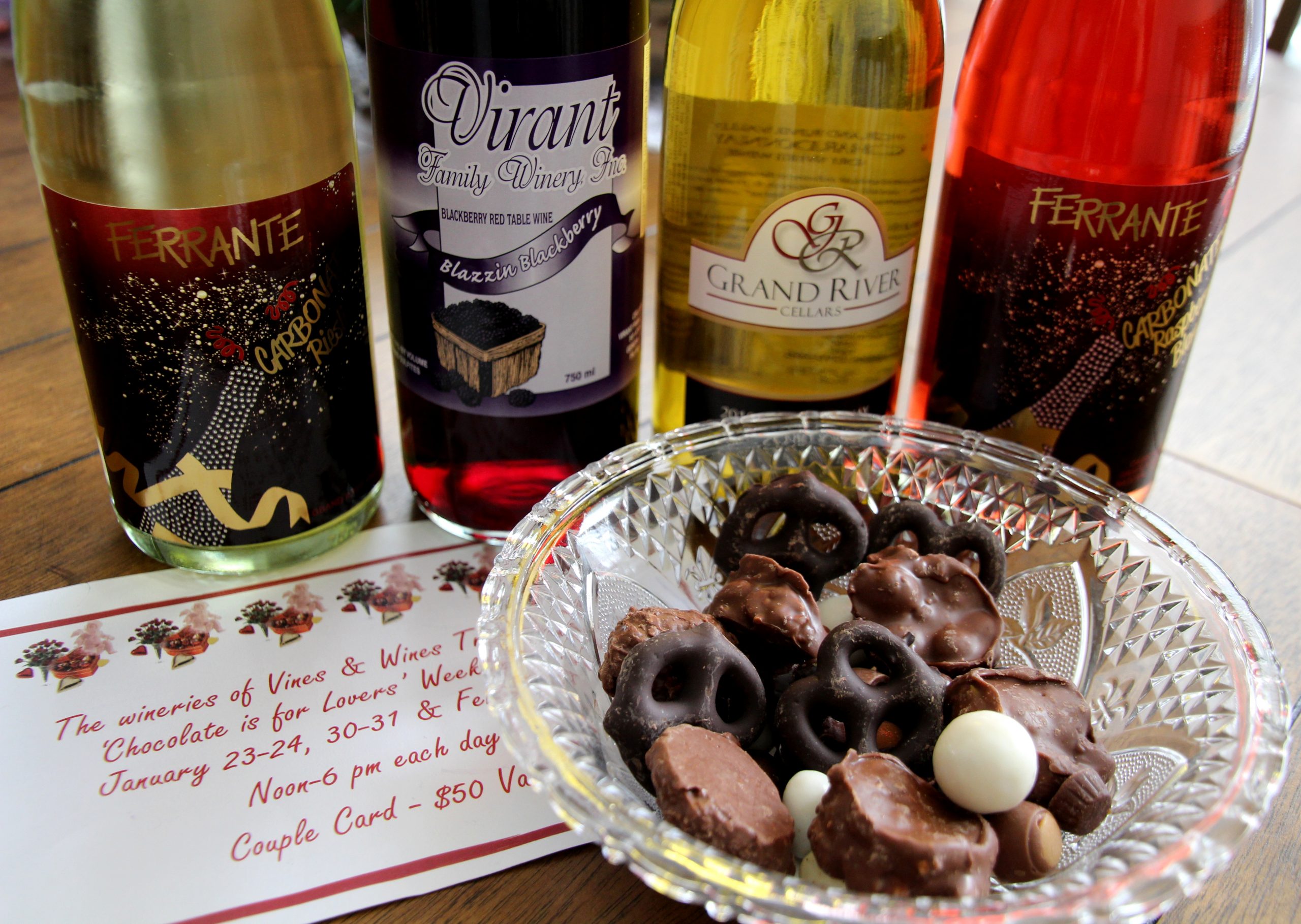Chocolate is for Lovers Wine Trail