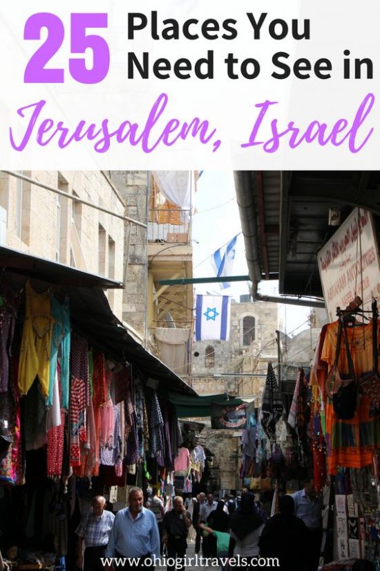 Before visiting Jerusalem, Israel you'll want to check out this extensive guide. This Jerusalem guide includes things to see in Juerusalem divided into regions of the city, what makes each region in Jerusalem unique, and how to make the most of your time in Jerusalem. Don't forget to save these tips for Jerusalem to your travel board when you're done reading! #jerusalem #israel #jerusalemisrael