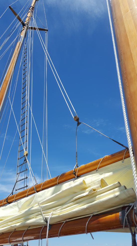 Sailing aboard the when and if schooner ohio girl travels