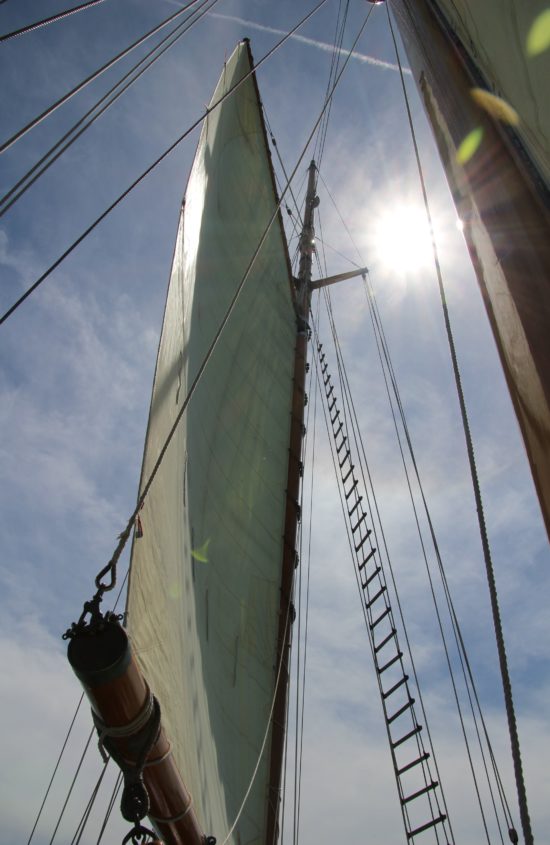 Sailing aboard the when and if schooner ohio girl travels