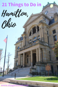 We LOVE visiting Hamilton Ohio. There are so many fun things to do in Hamilton including foodie spots in Hamilton, bars in Hamilton, art murals in Hamilton, history spots in Hamilton and more. Come see what our favorite things about Hamilton are and add it to your Hamilton trip board so you don't miss anything when you come to visit! #hamilton #ohio #ohiotravel