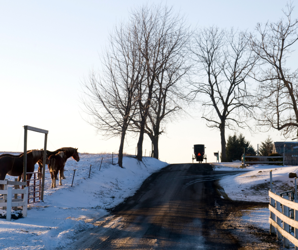 Amish Country Ohio Winter