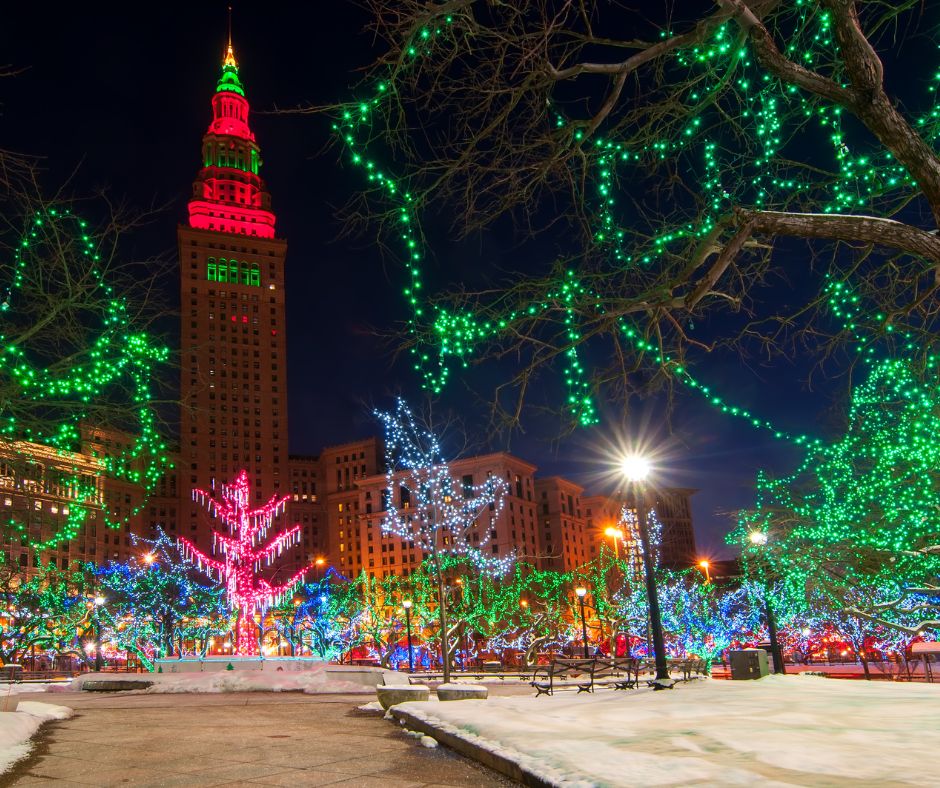Christmas lights Ohio