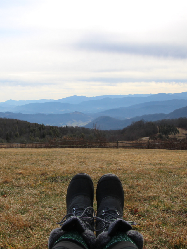 Hiking Purchase Knob in the Smoky Mountains Cover Image